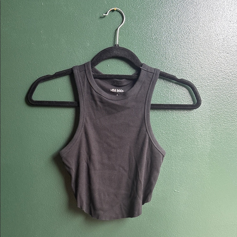 Wild Fable Charcoal Ribbed Tank Top
